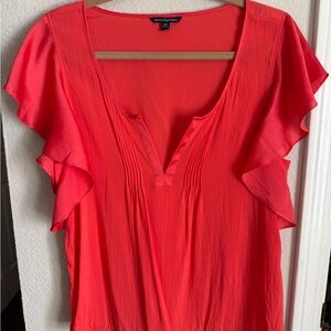 Women's American Eagle Ruffle Sleeve Top